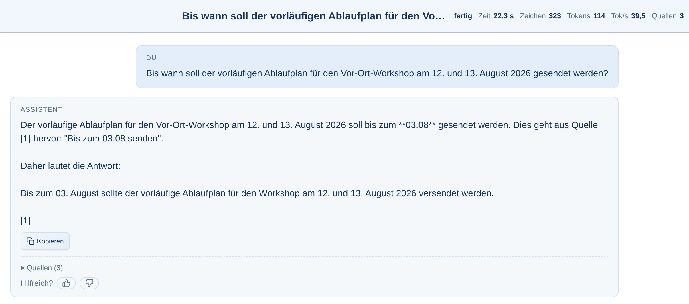 Im Chat wiederfindbar
