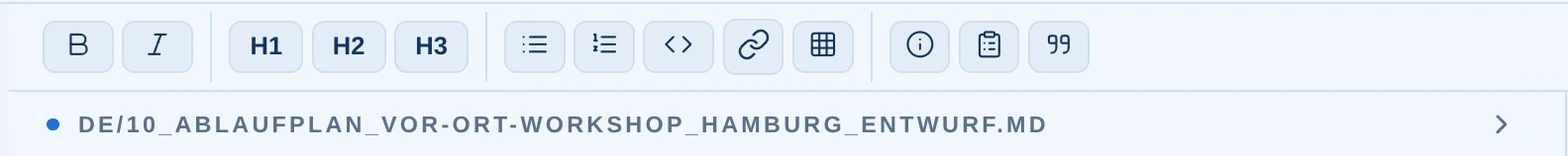 Komfortable Markdown-Werkzeuge