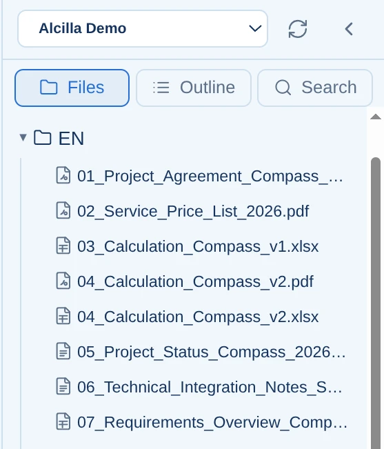 Integrated file management