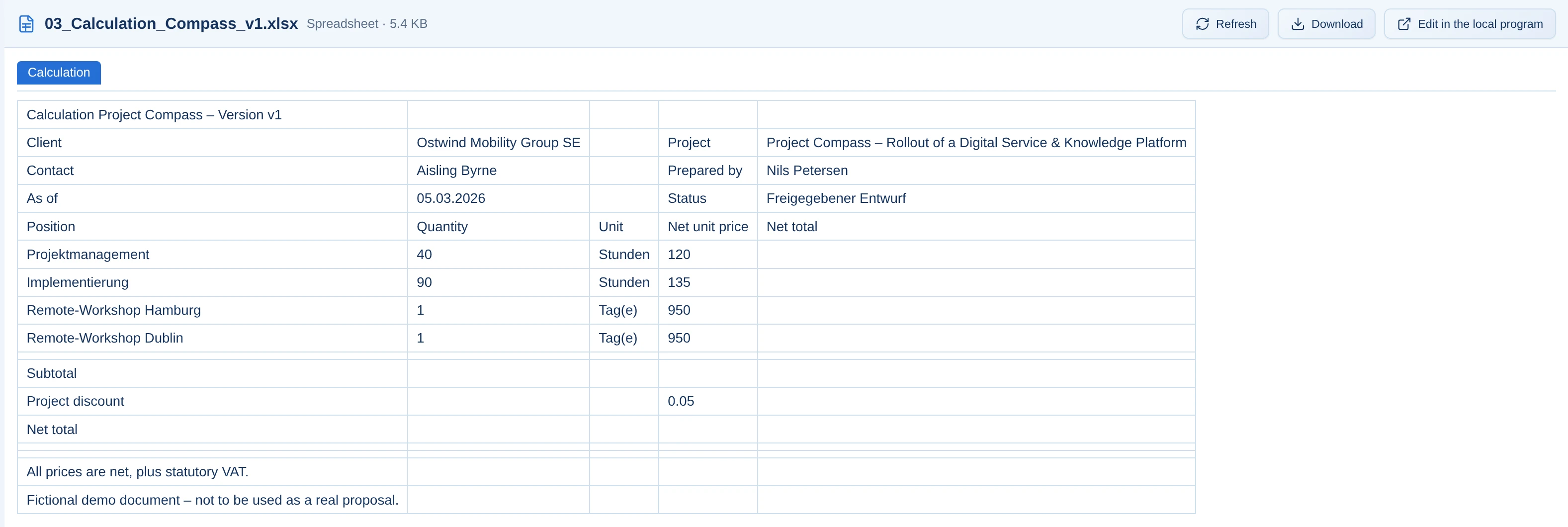 Office and document preview