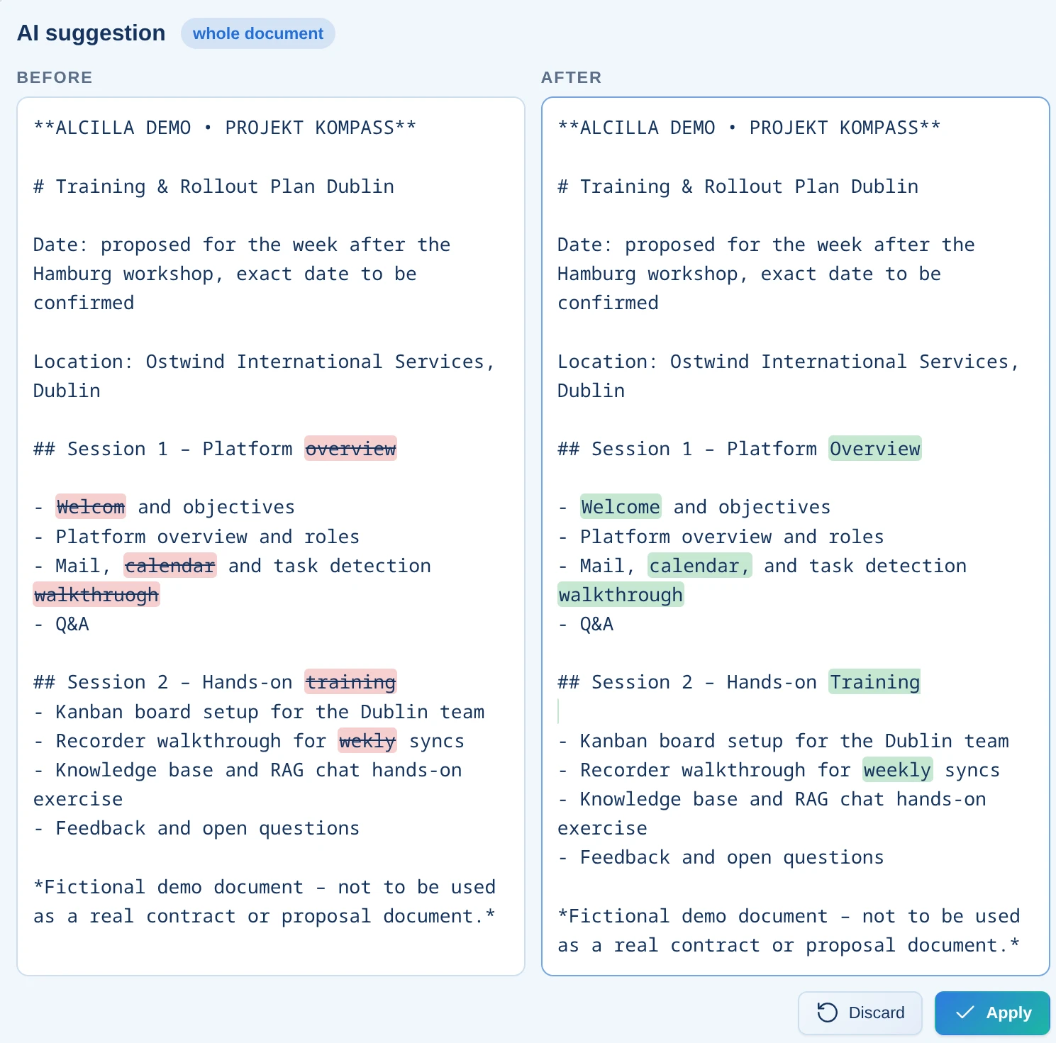 Integrated spell checker