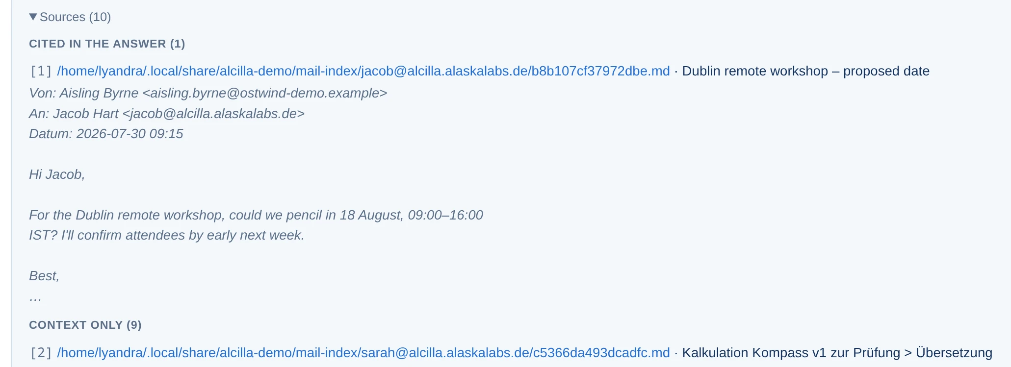 Check Sources